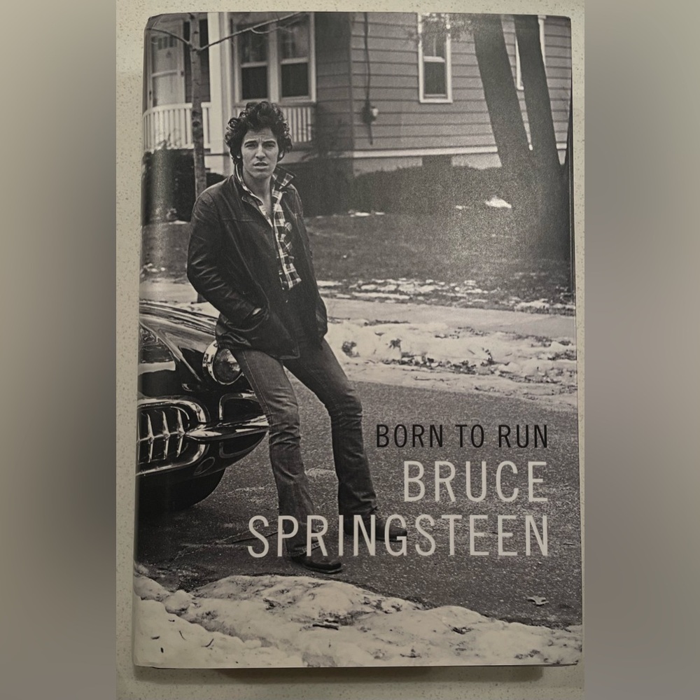 Born to Run by Bruce Springsteen - Black & White Hardcover